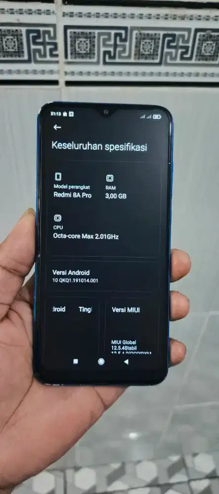 Redmi 8a Pro Ram 3/32gb Wifi Only,Minus