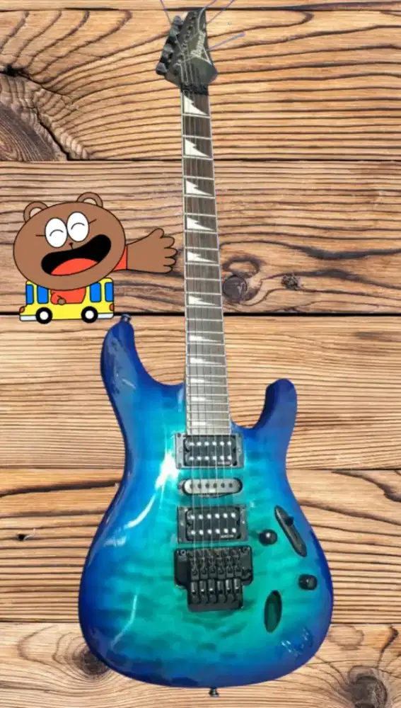 Gitar ibanez original model s series playbility mantap