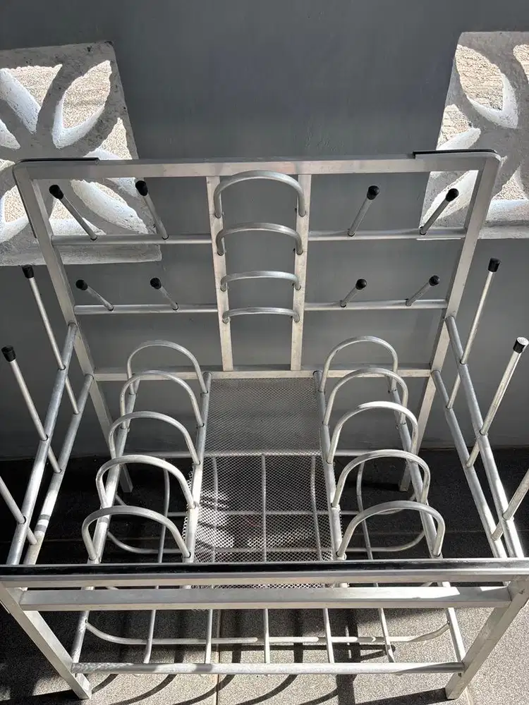 rak piring aluminium