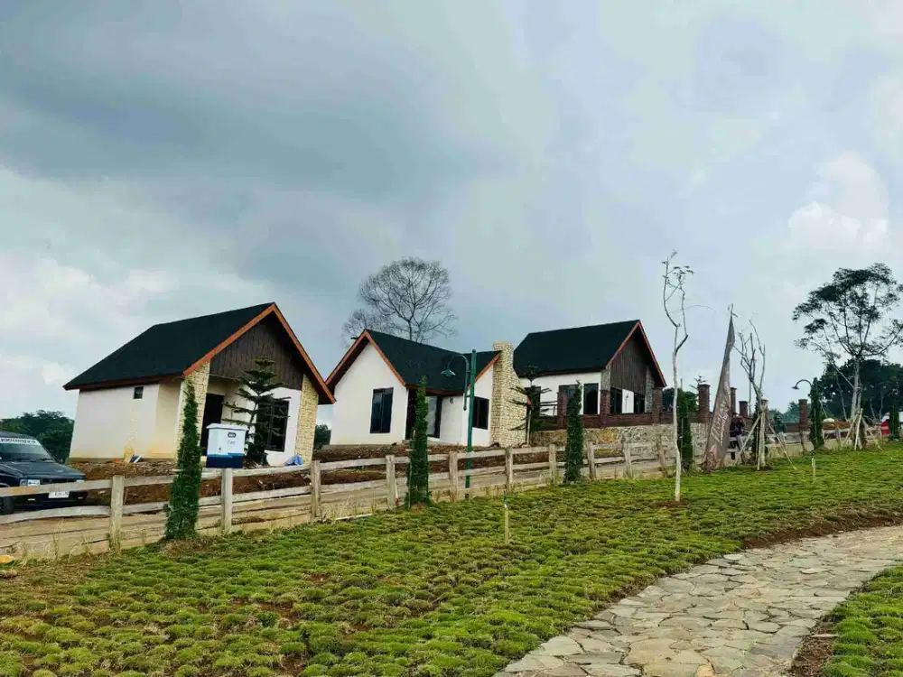 dijual murah tanah Kavling villa bernuansa Eropa di Jalur Puncak 2 Bogor