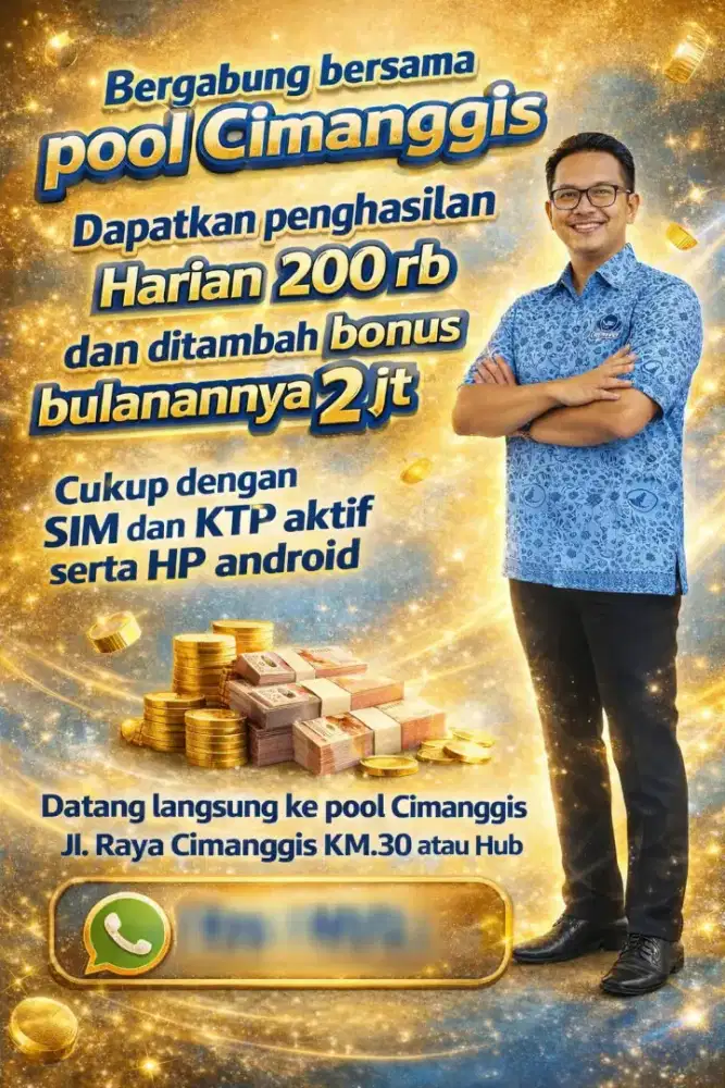 Loker Driver Supir Sopir Pengemudi