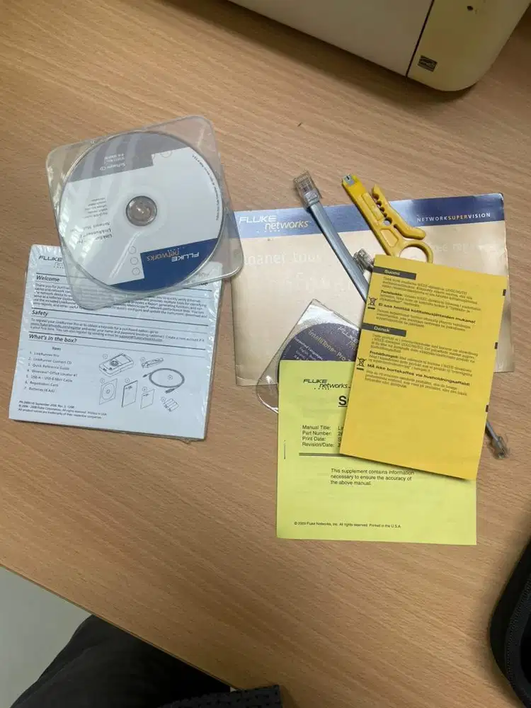Paket Lengkap Alat Uji Jaringan Fluke Networks