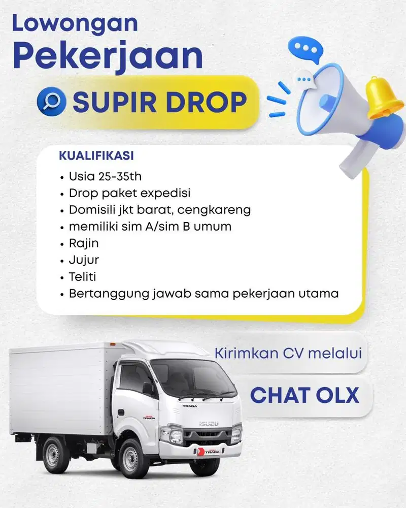 Cari supir Drop