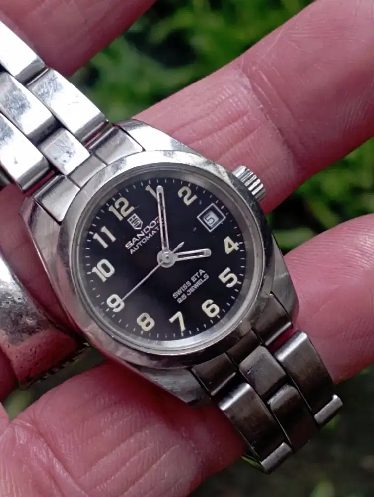 Jam tangan ladies / cewek sandoz automatic military