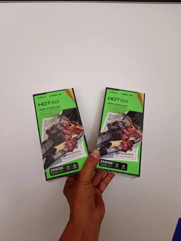 Infinix Hot 60i NFC 6+6/128 Garansi resmi selama 1thn