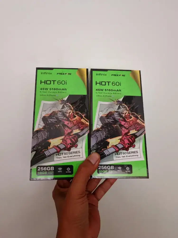 Infinix Hot 60i NFC 8+8/256 Garansi resmi selama 1thn