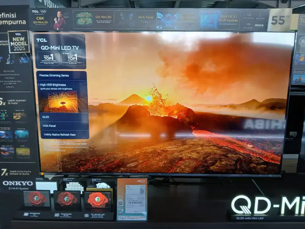 TV TCL QLED 75INCH BISA KREDIT