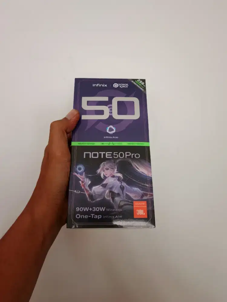 Infinix Note 50 Pro 8+8/256 Garansi resmi selama 1thn