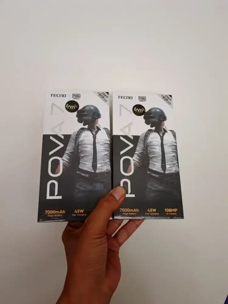 Tecno Pova 7 8+8/256 Garansi resmi selama 13bln