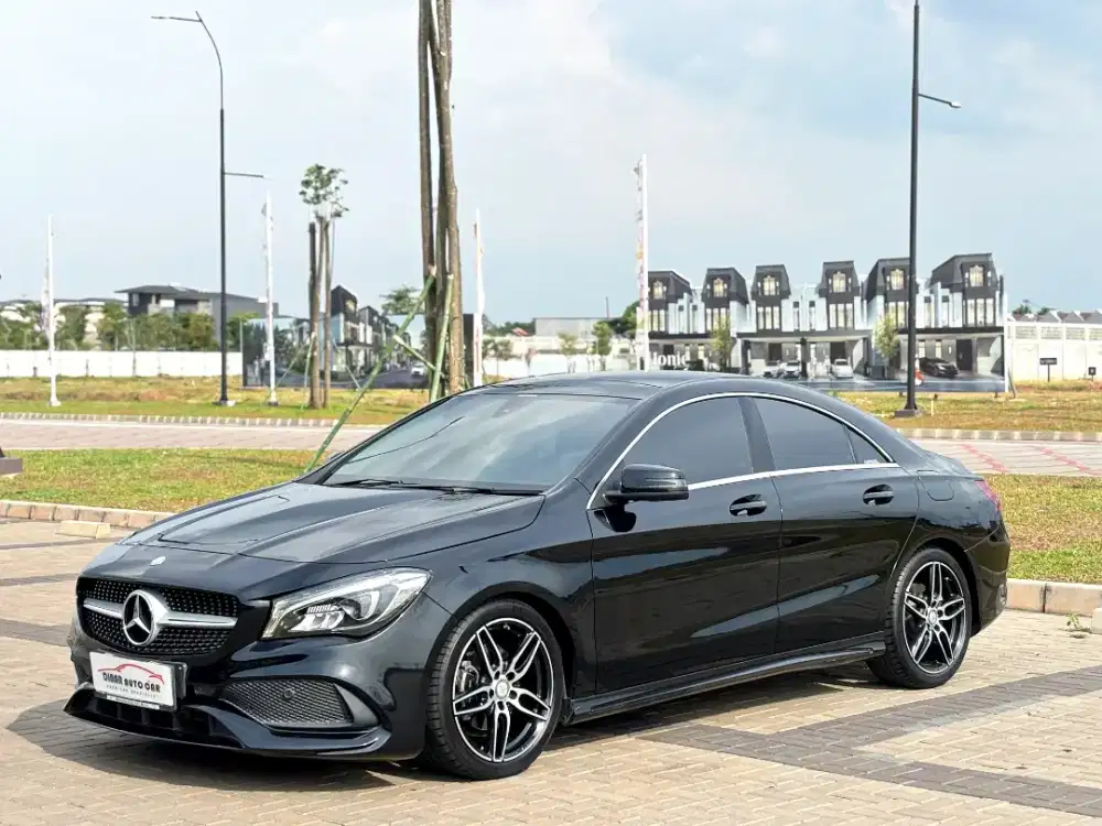 (31Rb) Mercy C-Class CLA200 AMG Coupe 2017 At Matic Hitam *Dinar Auto*