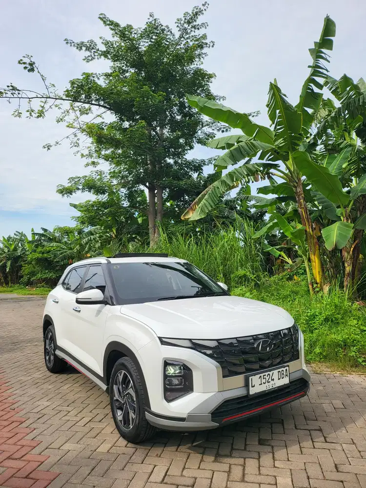 [Gress Mobil Kutisari]Hyundai Creta Prime one tone Ivt AT Tahun 2024