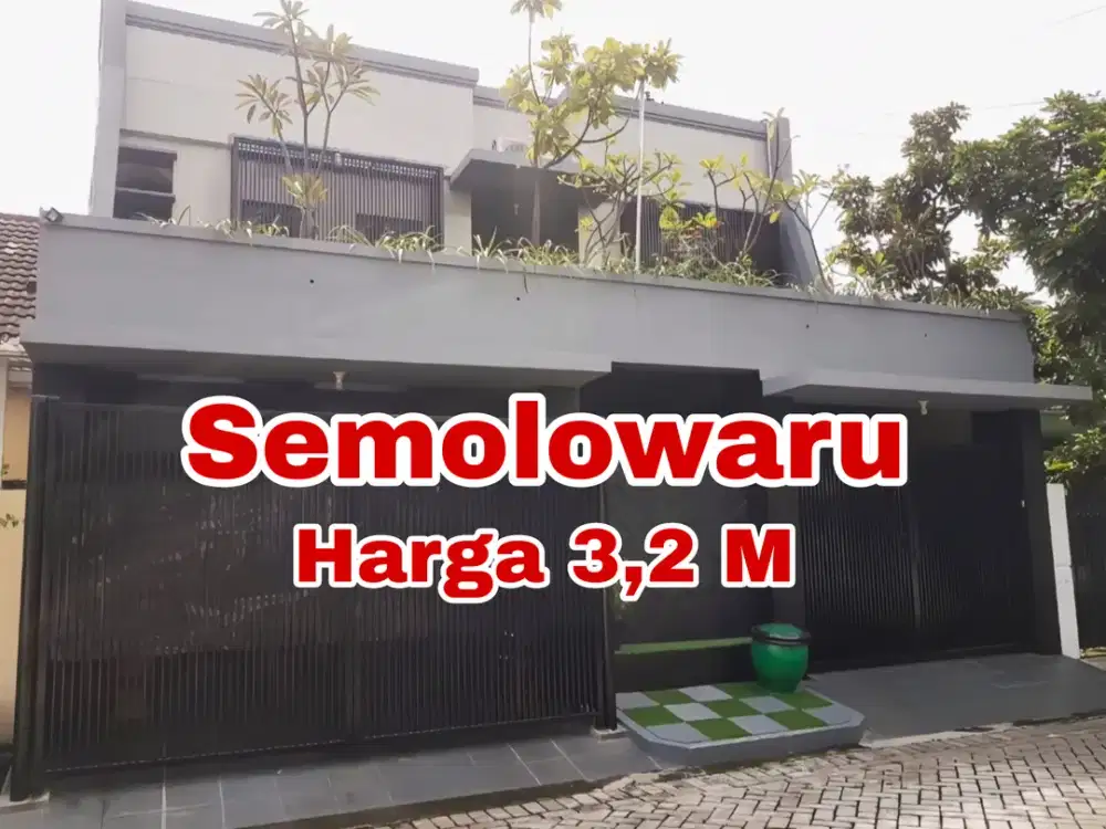 Rumah Murah SHM di Semolowaru dekat Rungkut, Nginden, Kampus ITS