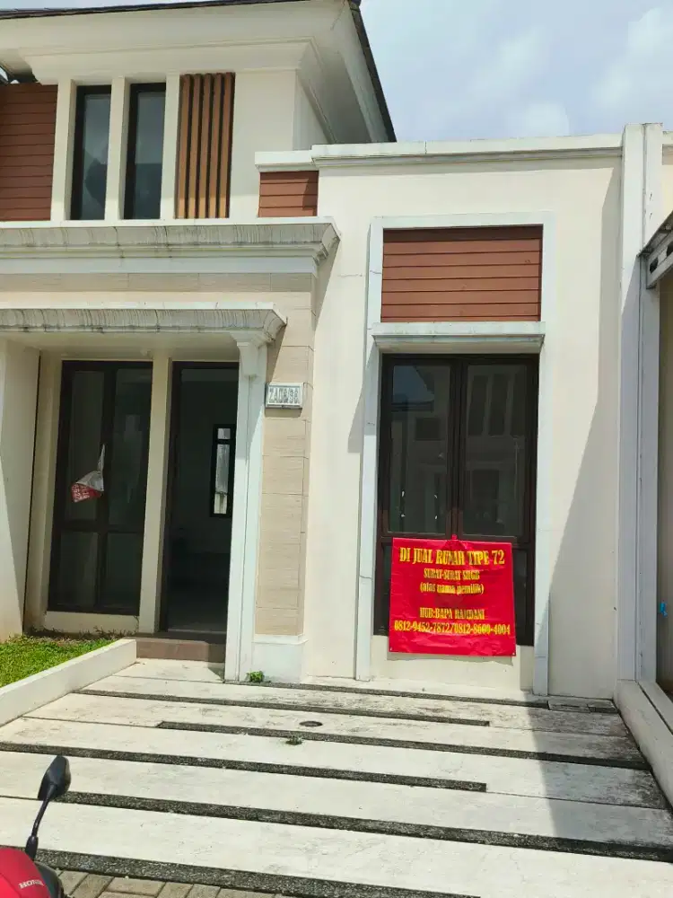 Di jual rumah blm pernah di tempatin