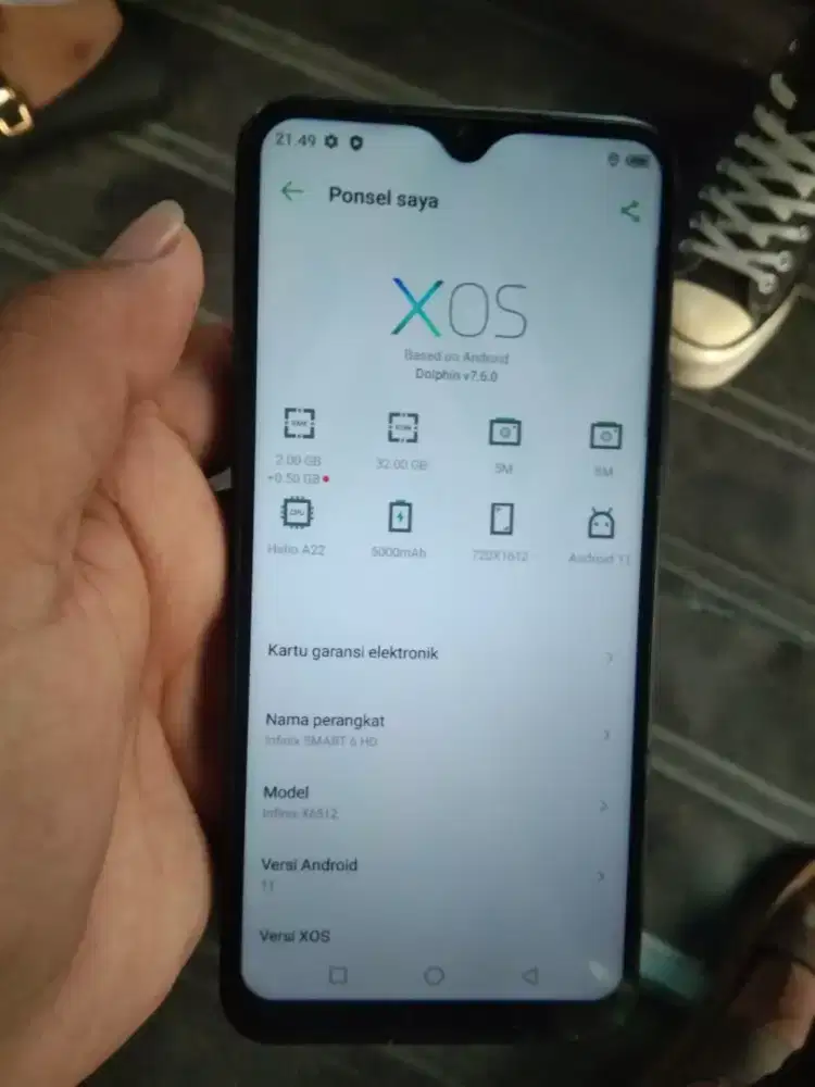 Infinix smart Hd  ram 2/32
