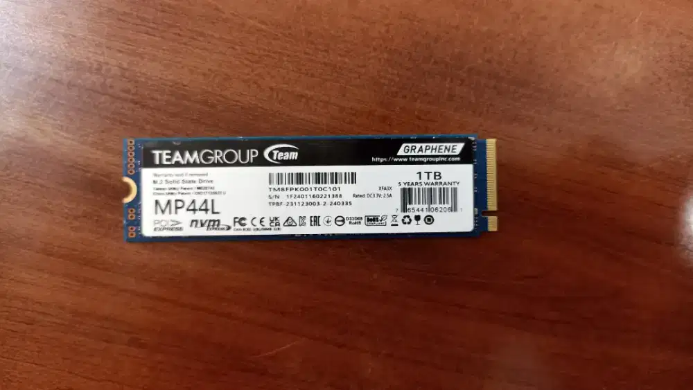 SSD 1TB Nvme TeamGroup