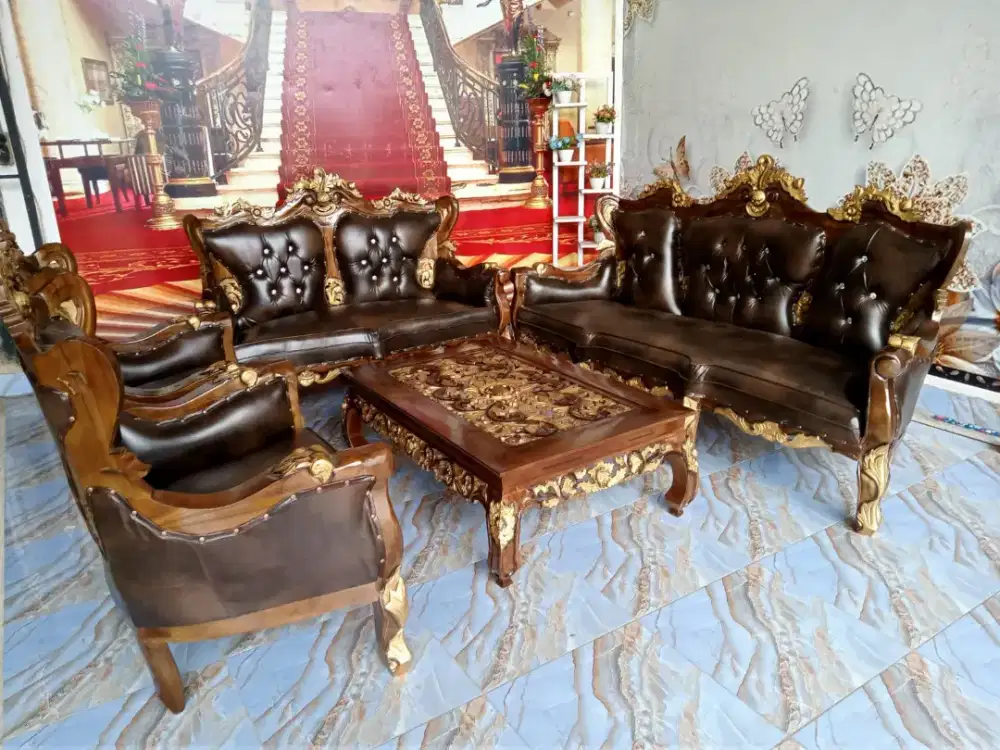 Kursi tamu Romawi jati Jepara promo