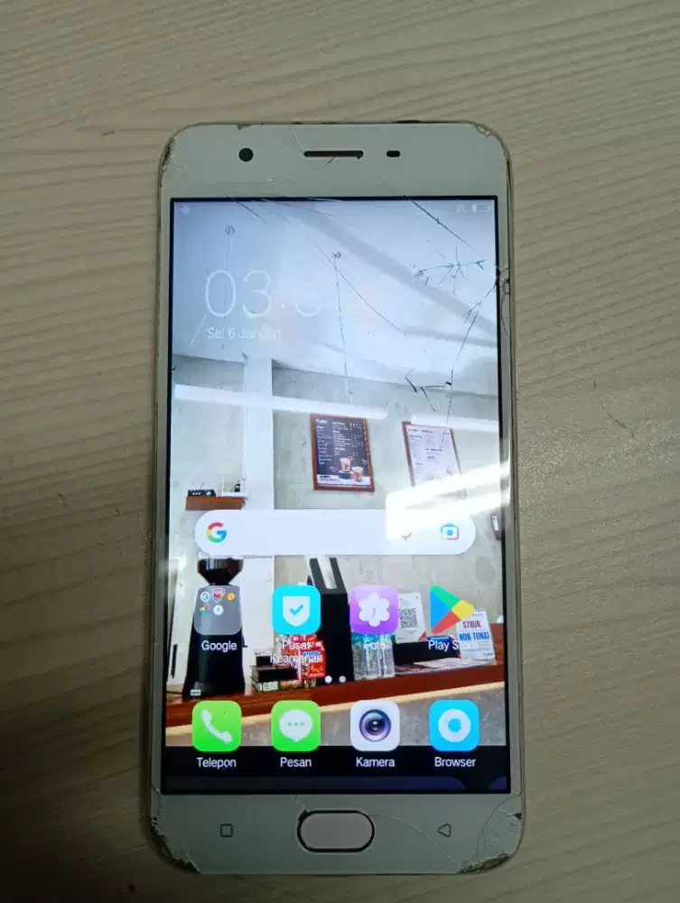 DIJUAL HP MURAH OPPO A57 LAMA SECOND