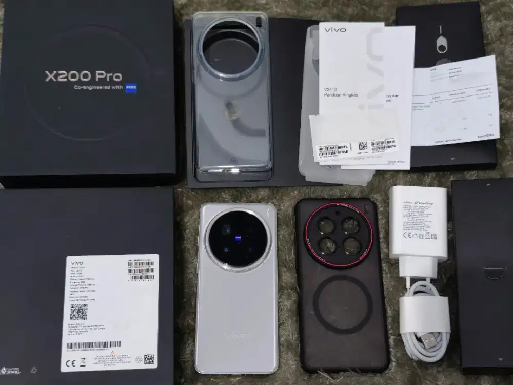 Vivo X200 Pro 16GB - 512GB Titanium Resmi Like New Garansi