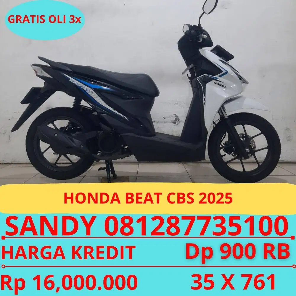 HONDA BEAT CBS 2025 DP MURAH 900 RIBU GUYSS