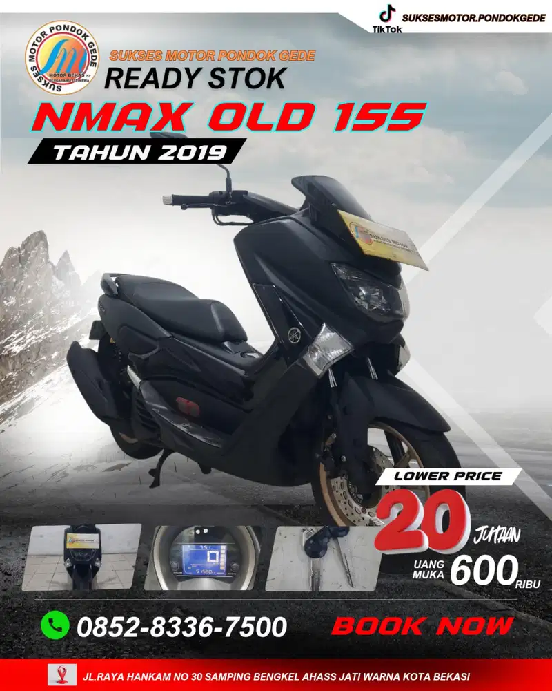 DP 600 RIBU BERGARANSI YAMAHA NMAX 155 TAHUN 2019