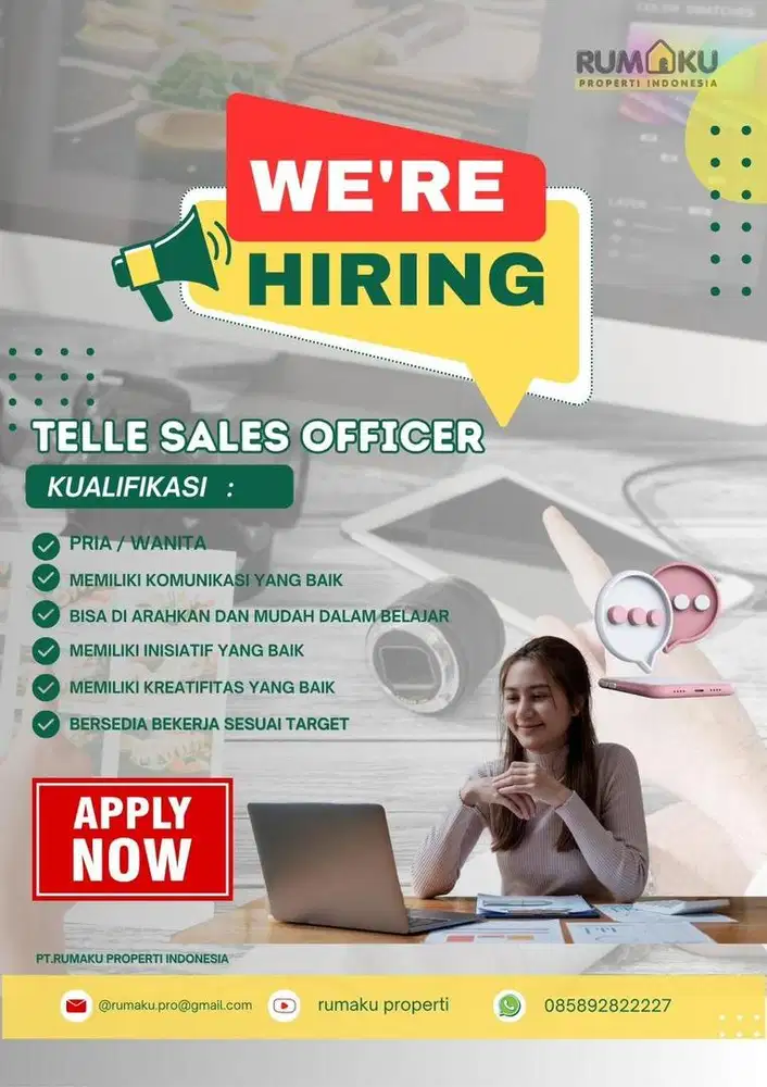 Lowongan Kerja Telle Sales Officer