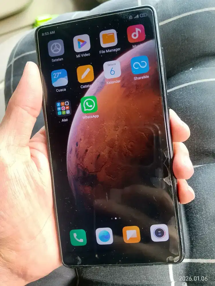 Xiomi mi mix2 black bekas