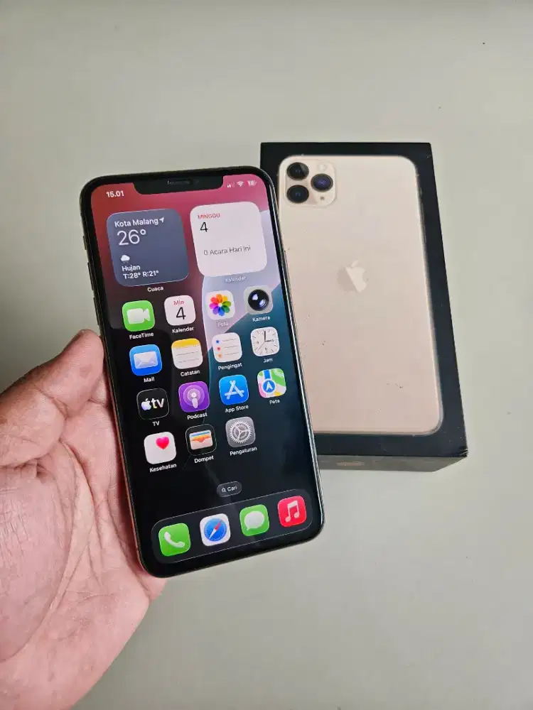 iPhone 11 Pro Max 256gb Fullset Normal Mulus Murah ProMax