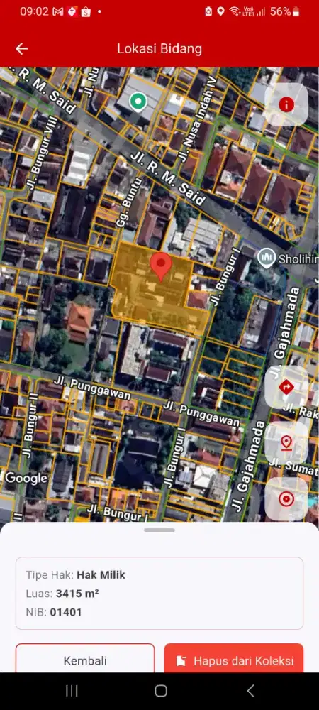 DIJUAL TANAH DI TENGAH KOTA SOLO