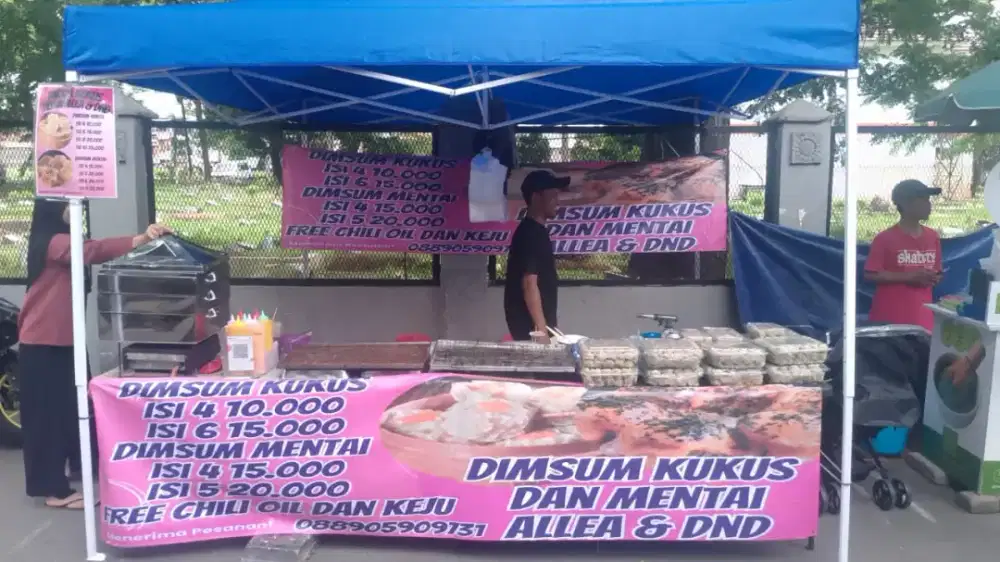 D cari lowongan  pekerjaan untuk jualan dimsum di pasar malam