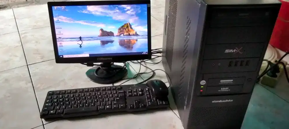 Komputer AMD + Lcd Monitor