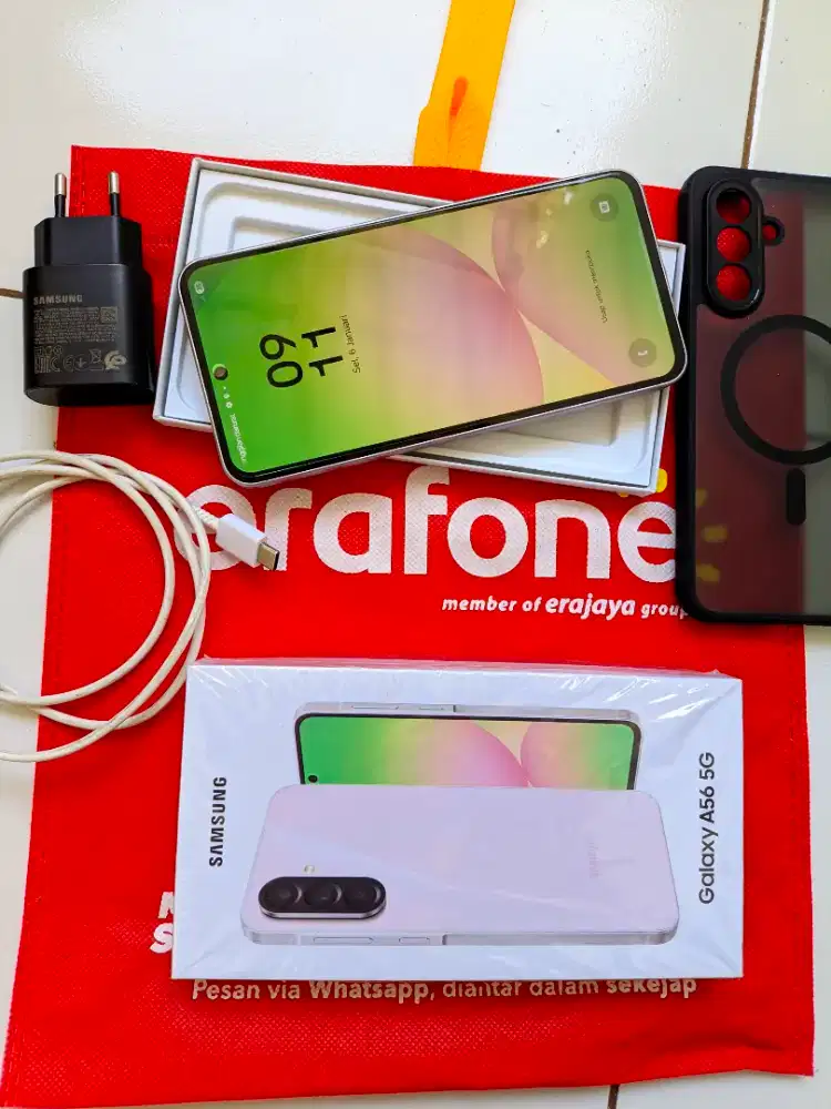 Samsung A56 8/256GB Fullshet Original Pemakaian Sebulan
