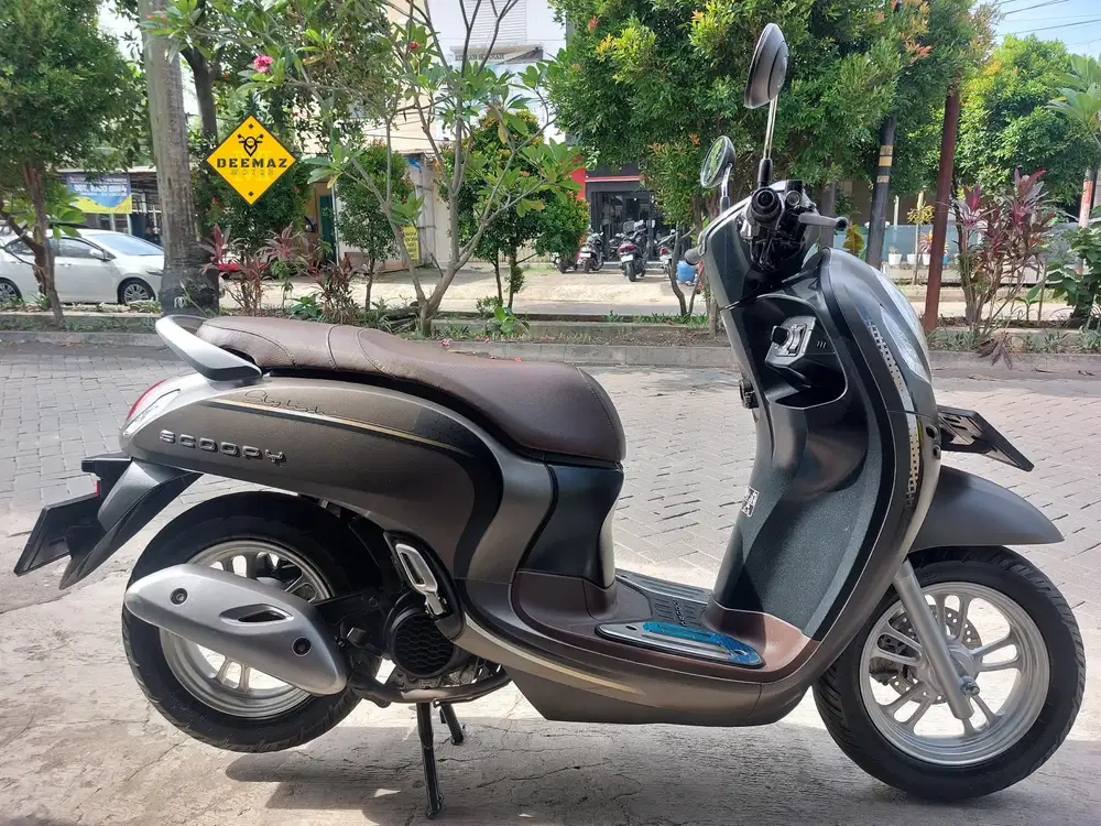 (DP 300 Rb)‼️ Honda Scoopy Stylish Keyless Cokelat Mulus 2023