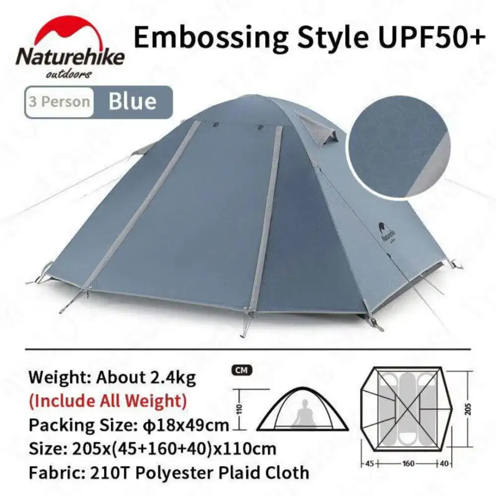 Tenda Camping Naturhike Professional 3