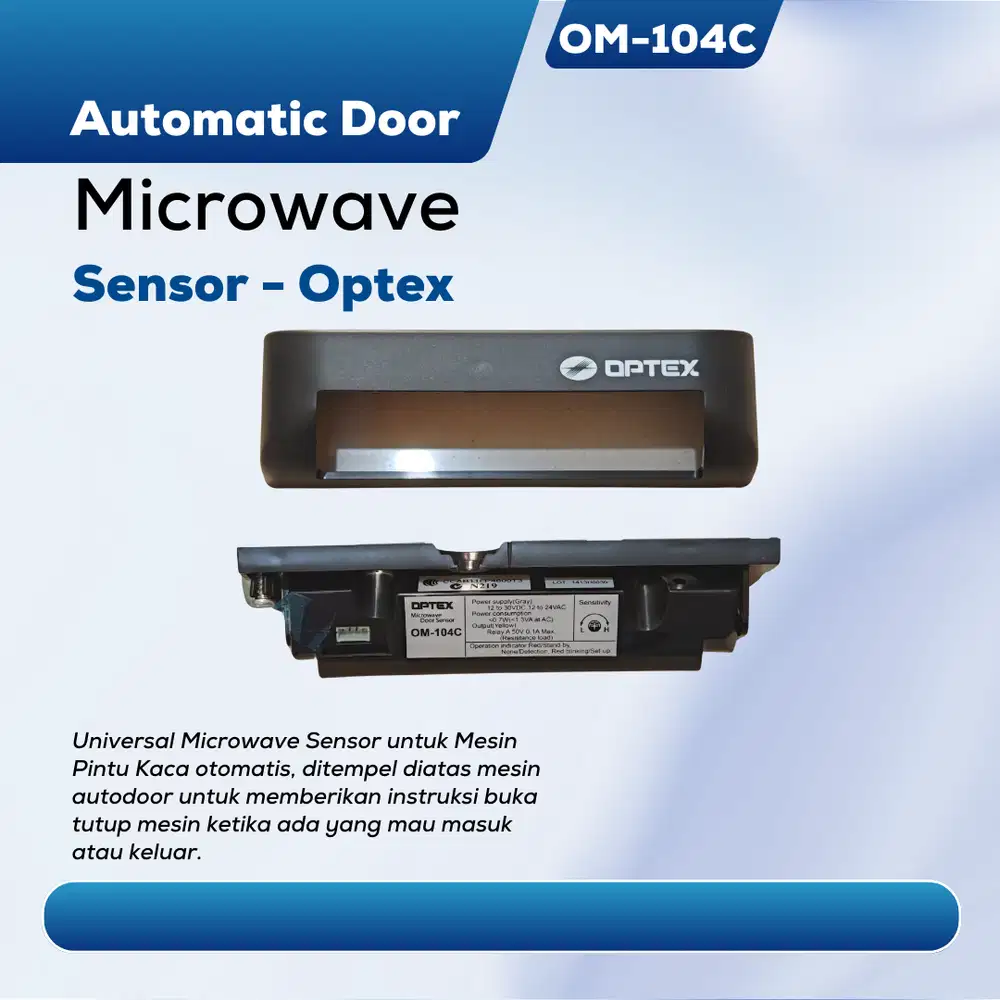 SENSOR ATAS MICROWAVE AUTOMATIC DOOR (OPTEX)