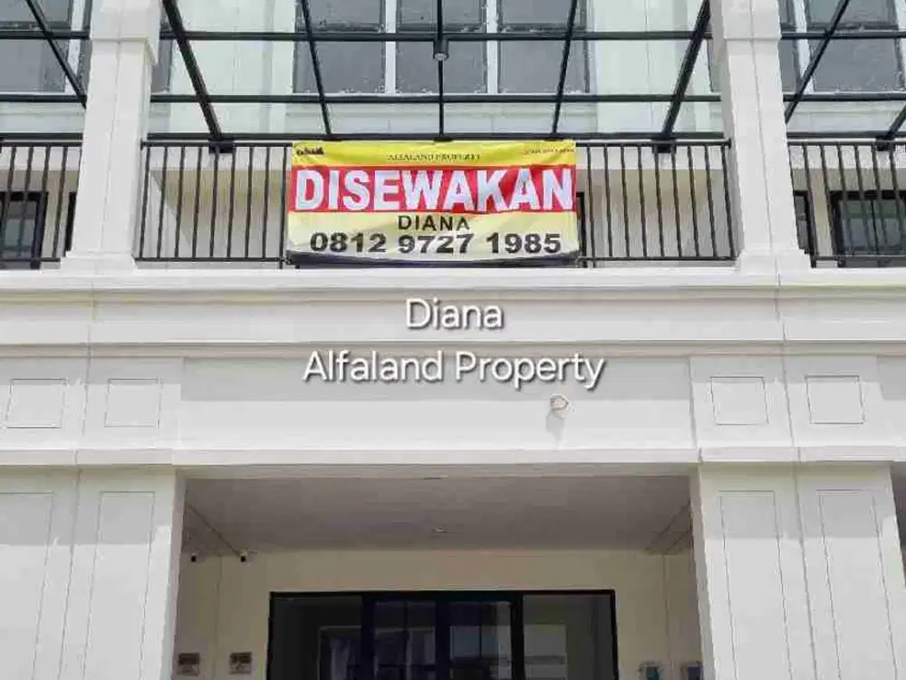 Disewakan Ruko Hudson Paramount Land Gading Serpong