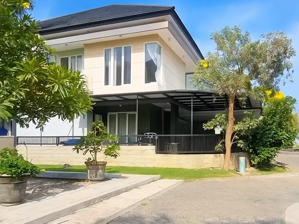 Rumah dengan Private Pool Only 6M an di Prambanan Surabaya Barat !