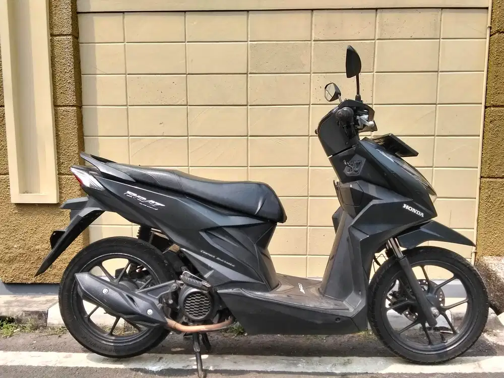 Honda Beat deluxe warna hitam Dop tahun 2021 surat komplit B dki