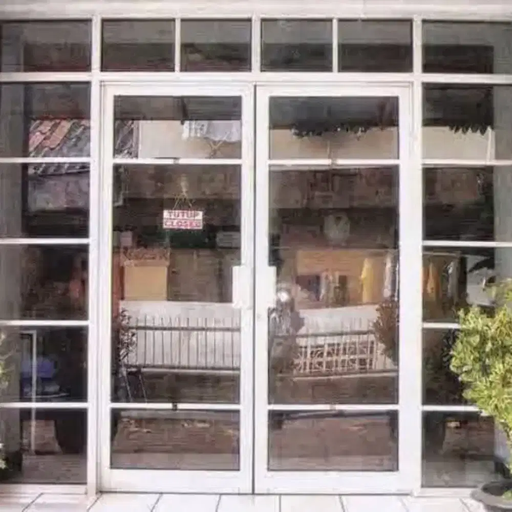 Kusen aluminium, partisi, pintu, jendela, kitchen set aluminium