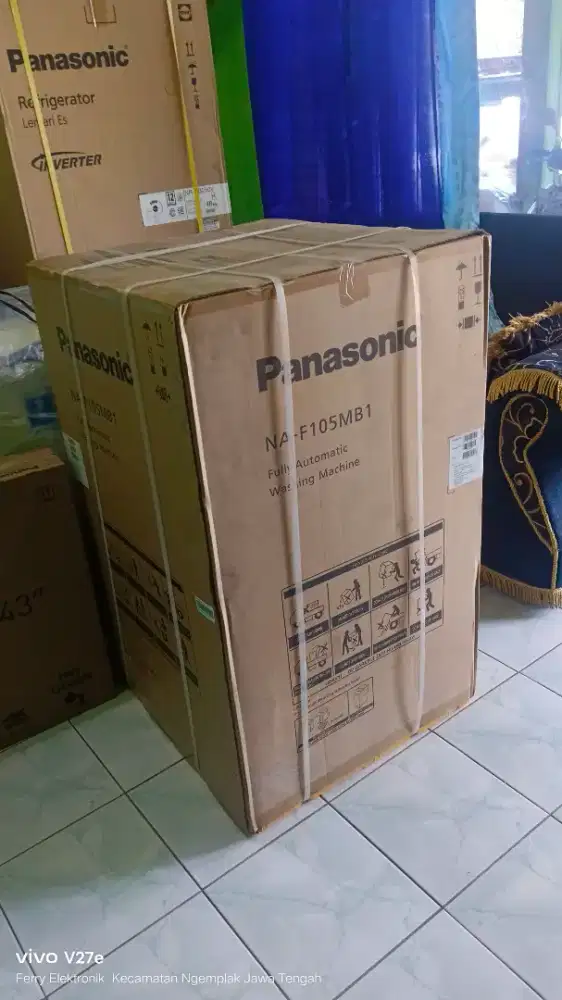 Mesin cuci Panasonic 1 tabung TOP LOADING 10,5kg
