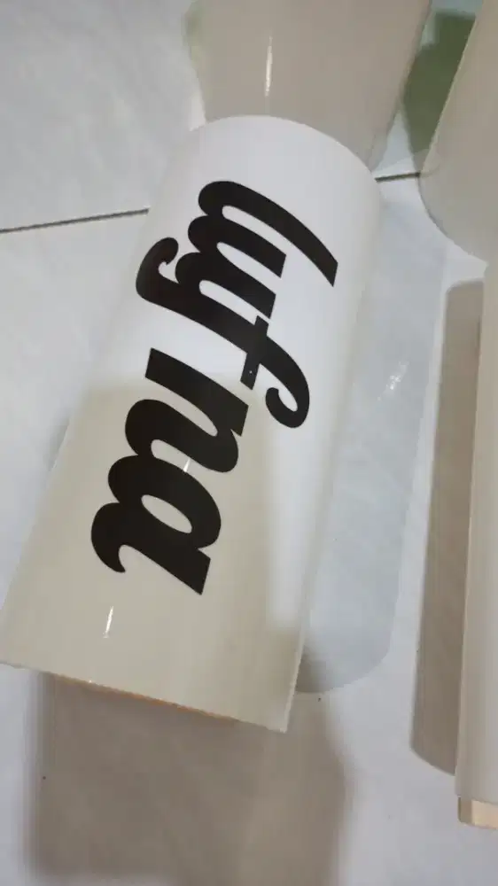 Lampu dinding bisa custom logo atau nama