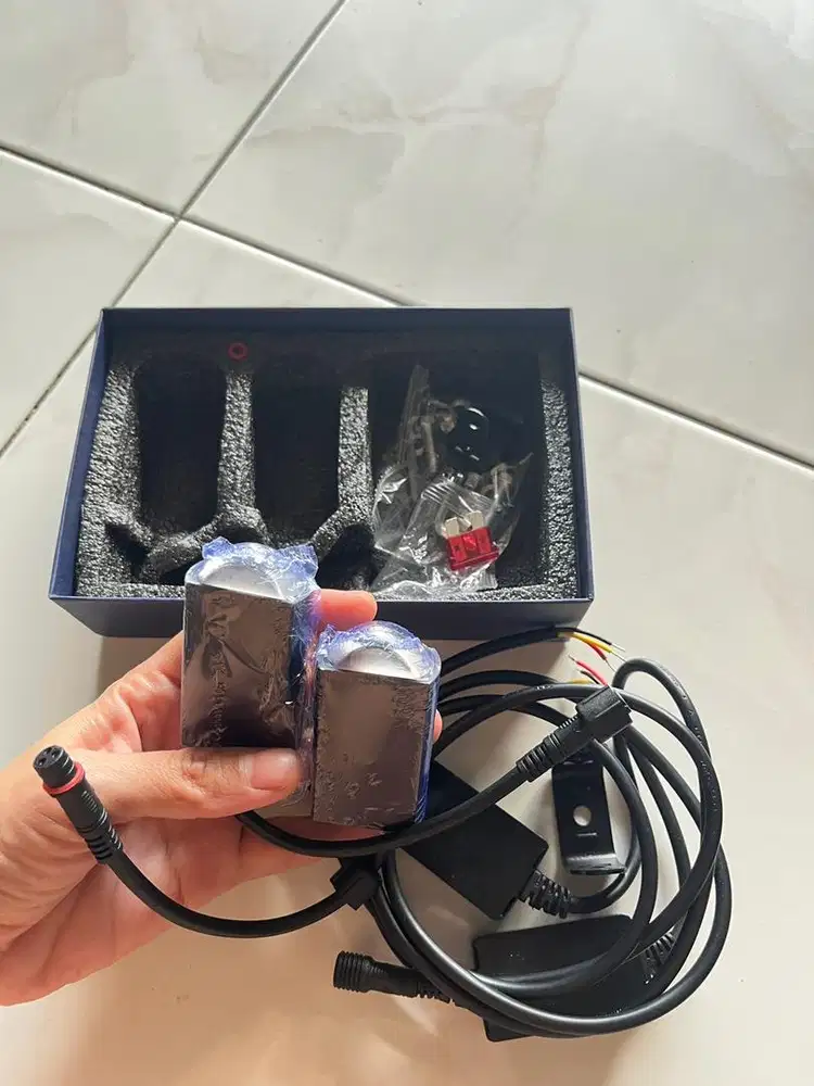 Lampu Tembak Single Lens Mini Projie Slim 1 Mata White Yellow 20W