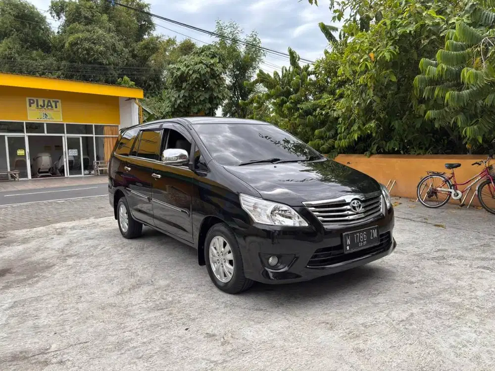 2012 Toyota Kijang Innova 2.5 G Plat W agris mobil bekas sekoto kediri