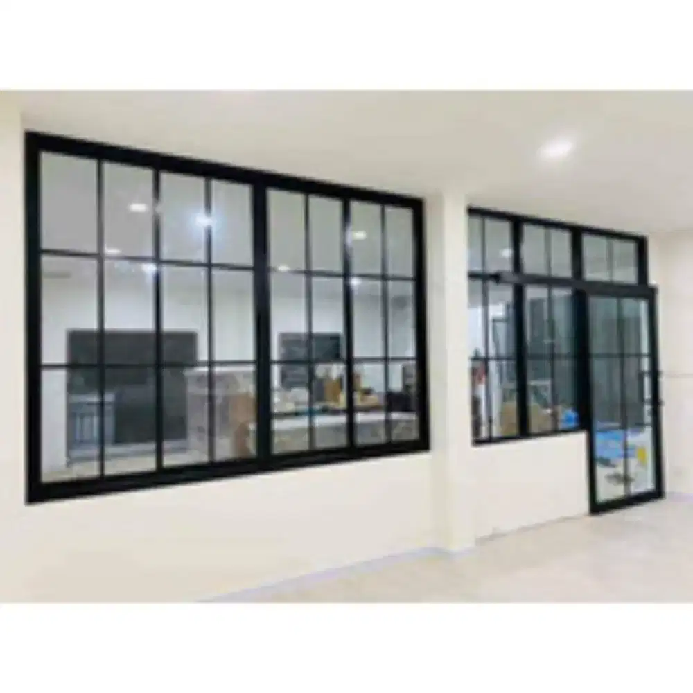 Kusen aluminium, pintu, jendela,partisi aluminium