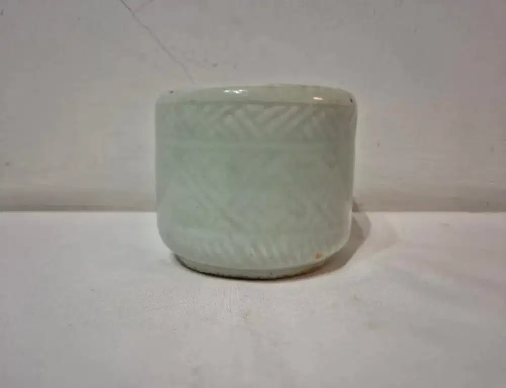 tempat abu celadon censer qinglong cina antik