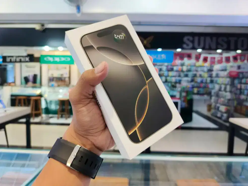 READY!!! IPhone 16 Pro 128GB New Segel Garansi iBox 1 Tahun