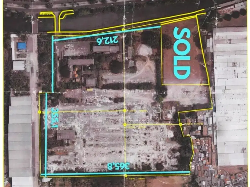 Dijual Gudang Lokasi Strategis Jln. WR Supratman/ kampung Utan Tangerang Selatan Belakang Universitas UIN