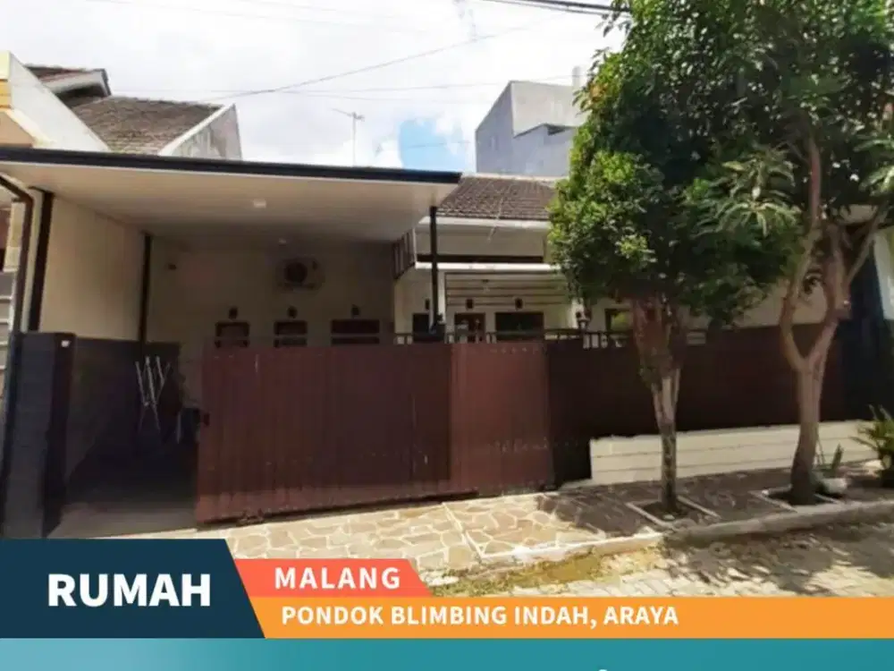 Rumah Terawat Siap Huni di PBI Araya Blimbing Malang