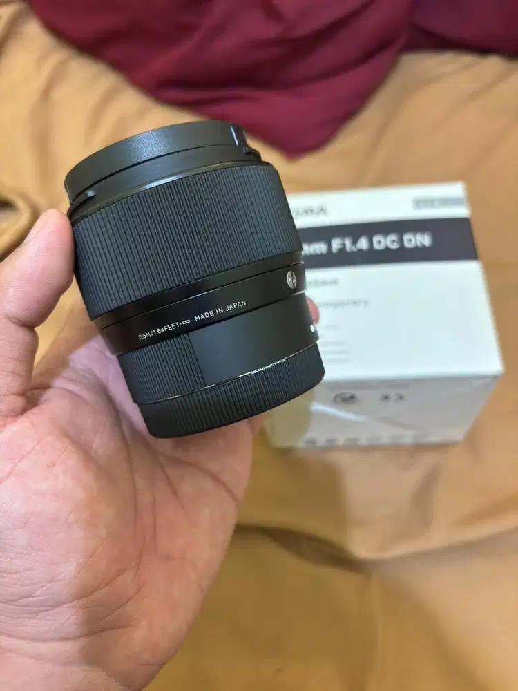 Lensa SIGMA 56mm F1.4 Canon Eos M Like New