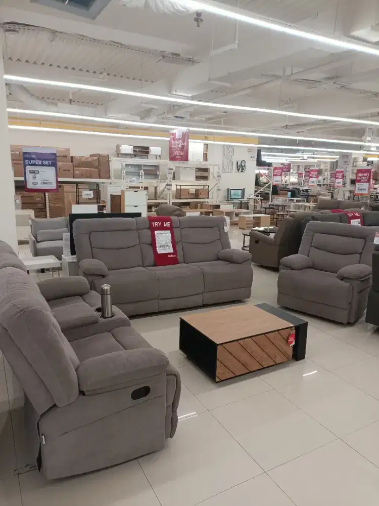 PROMO AWAL TAHUN!!! SOFA SET RECLINER MEWAH