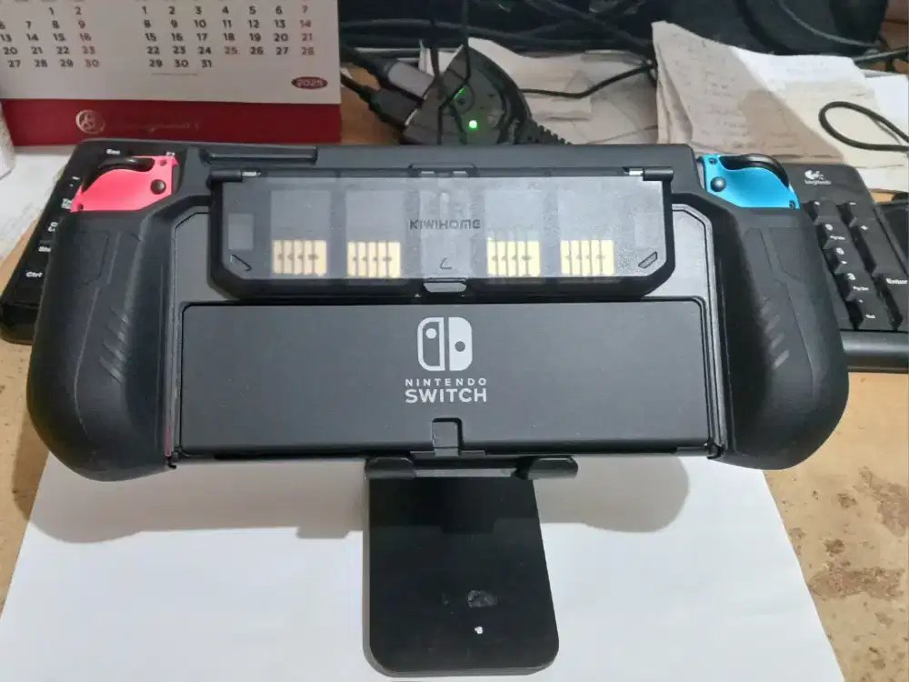 Joycon ori + Gripcase nintendo switch